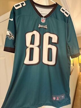 Nike Teal Philadelphia Eagles #86 Football Jersey